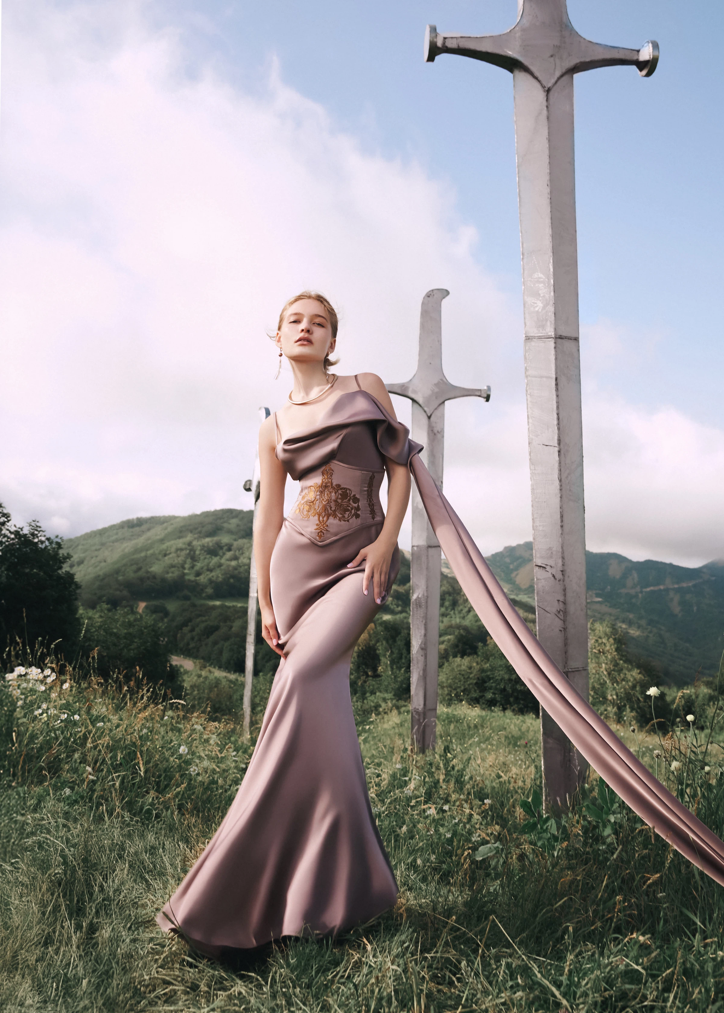 The Empress Gown (Powder)